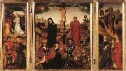 WEYDEN, Rogier van der Sforza Triptych oil on canvas